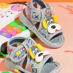 Kats Infant Kids Printed First Walking CHU CHU Sound Musical Sports Sandals-image-18
