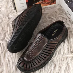 Mactree Men PU Shoe-Style Sandals-image-43