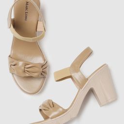 Marc Loire PU Block Sandals-37