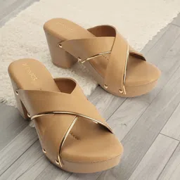 ICONICS Cross Strap Platform Heels-39
