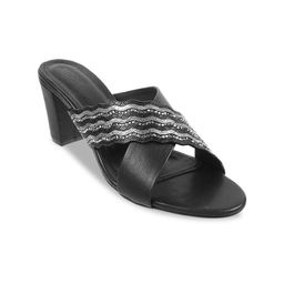 Mochi Embellished Open Toe Block Heels-44