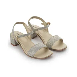 PEPITOES Embellished Block Sandals-46