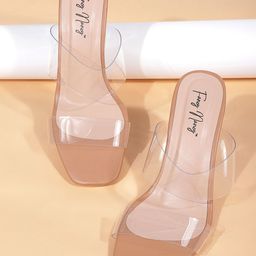 Dapper Feet-Fancy Nancy Cross Strap Open Toe Block Heels-13