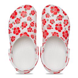 Crocs Unisex White & Red Clogs Sandals-picture-20