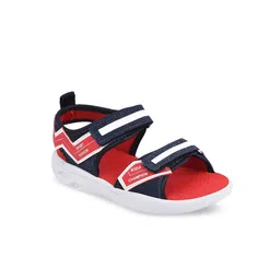 Campus Kids Navy Blue & Red Solid Sports Sandals-image-60