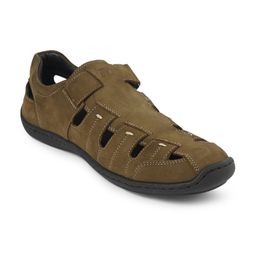 ID Men Olive Green Fisherman Sandals-image-36