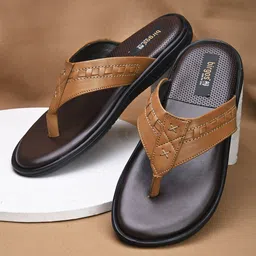 birgos Men Woven Design Open Toe Comfort Sandals-image-99