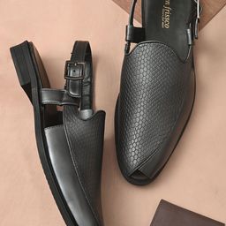 San Frissco Men Gold-Toned Shoe-Style Sandals-picture-9