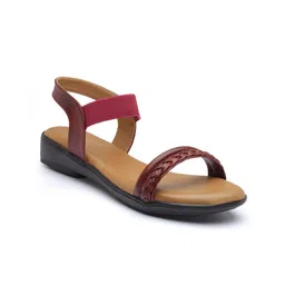 DEAS Textured Open Toe Flats image 5