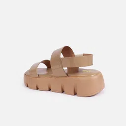 Lavie Two Strap Open Toe Flatform Heels With Backstrap image 3