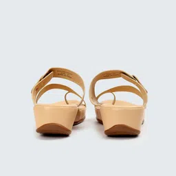 max Girls Textured Open Toe Flats image 3