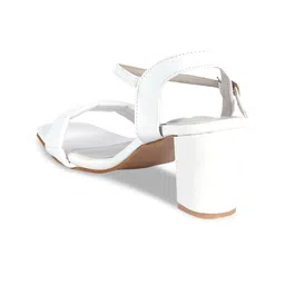 FABBHUE Open Toe Block Heels image 4