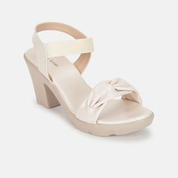 Marc Loire PU Open Toe Block Heels image 3
