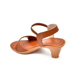 Padvesh Open Toe Block Heels With Backstrap image 4