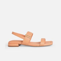 ALDO Double Strap Leather Open Toe Flats image 3