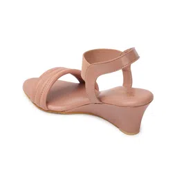 Picktoes Open Toe Wedges With Backstrap image 5