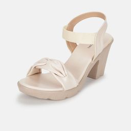 Marc Loire PU Open Toe Block Heels image 2