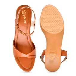 Padvesh Open Toe Block Heels With Backstrap image 2