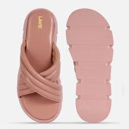 Lavie Textured Open Toe Flatform Heels image 2
