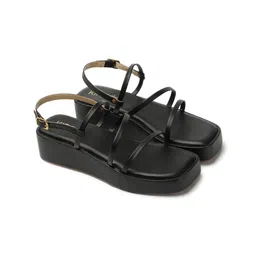 KIRAVI Square Toe Flatform Heels image 5