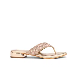 pelle albero Embellished Open Toe Block Heels image 3