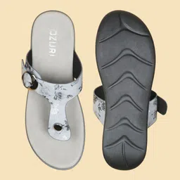 Ozuri Printed Suede Flatform Sandals image 2