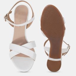 LEMON & PEPPER Strappy Open Toe Block Heels image 2
