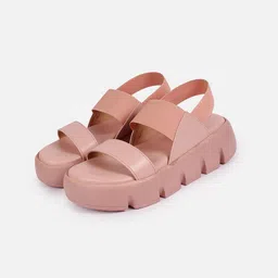 Lavie Two Strap Open Toe Flatform Heels With Backstrap image 5