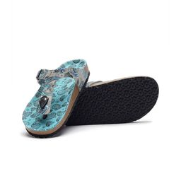 HF JOURNEY Printed T-Strap Flats image 5