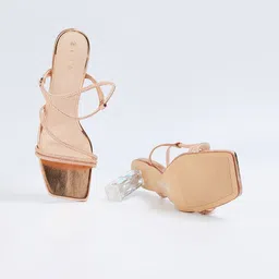 CODE by Lifestyle Embellished Block Sandals image 2