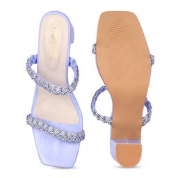 FABBHUE Embellished Block Heels image 5