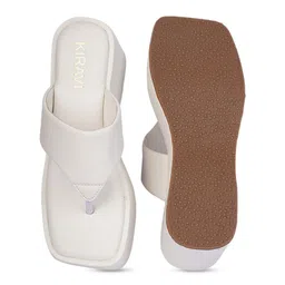 KIRAVI Open Toe Flatform Heels image 2