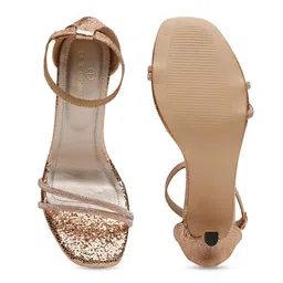 pelle albero Embellished Open Toe Slim Heel With Ankle Loop image 2