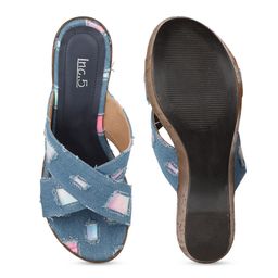 Inc 5 Printed Wedge Sandals image 3