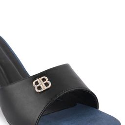 Mast & Harbour Embellished Open Toe Block Heels image 2