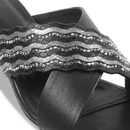 Mochi Embellished Open Toe Block Heels image 4
