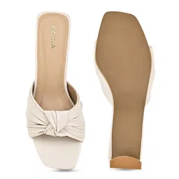 Rocia Knotted Square Toe Block Heels image 5
