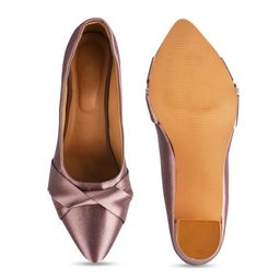 Try Me Pointed Toe Twisted Party Block Pumps image 5