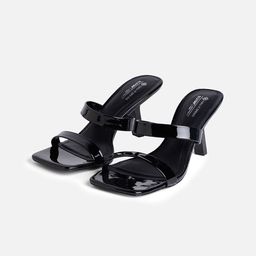 Call It Spring Double Strap Slanted Slim Heels image 3