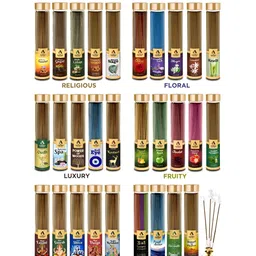 The Aroma Factory 2 Pieces Green Lemon & Eucalyptus, Clove & Lemon Incense Agarbattis image 5
