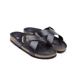 REFOAM Cross Straps Buckled Open Toe Flats image 4