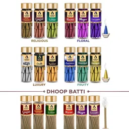 The Aroma Factory 2 Pieces Green Lemon & Eucalyptus, Clove & Lemon Incense Agarbattis image 4