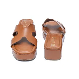 Dapper Feet-Fancy Nancy Open Toe Platform Heels image 2
