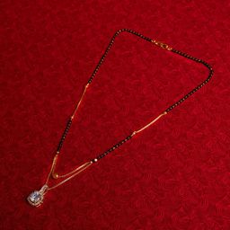 Shoshaa Gold Plated Artificial Stones and Beads Mangalsutra-50