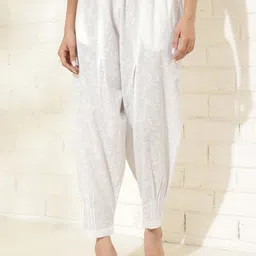 Fabindia Women Printed Straight Fit Cotton Salwar-picture-1