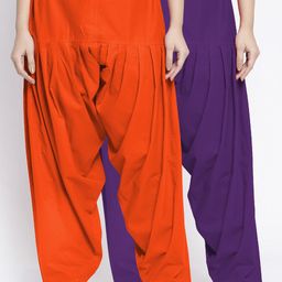 GRACIT Women Pack Of 2 Solid Cotton salwar-image-87
