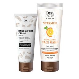 TNW the natural wash White Foot Cream & Vitamin C Exfoliating Face Wash-21