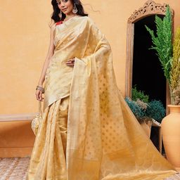 Silk Land Woven Design Zari Tissue Ready to Wear Kanjeevaram Saree-picture-20