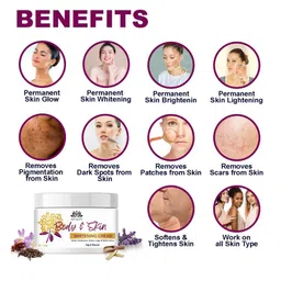 INTIMIFY Body & Skin Whitening Cream with Manjistha & Mulethi - 50 g image 4