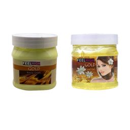 FEELHIGH Set of Gold Leaf Gel & Beauty Cream - 500 ml each-51
